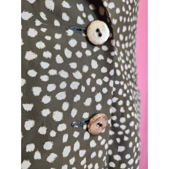 Vintage 1980's Silk Skirt Suit by Dana Buchman | Size XS - Picture 8 of 10